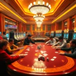 Experience the thrill of high-stakes gaming at 79 King Casino, featuring poker chips and a colorful roulette wheel.