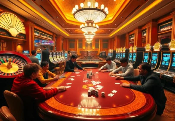 Experience the thrill of high-stakes gaming at 79 King Casino, featuring poker chips and a colorful roulette wheel.
