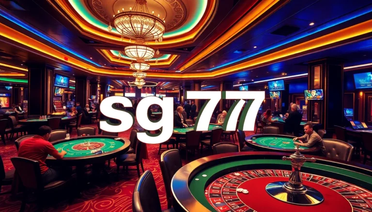 Experience the thrill of winning at sg777 with lively casino games and vibrant atmosphere.