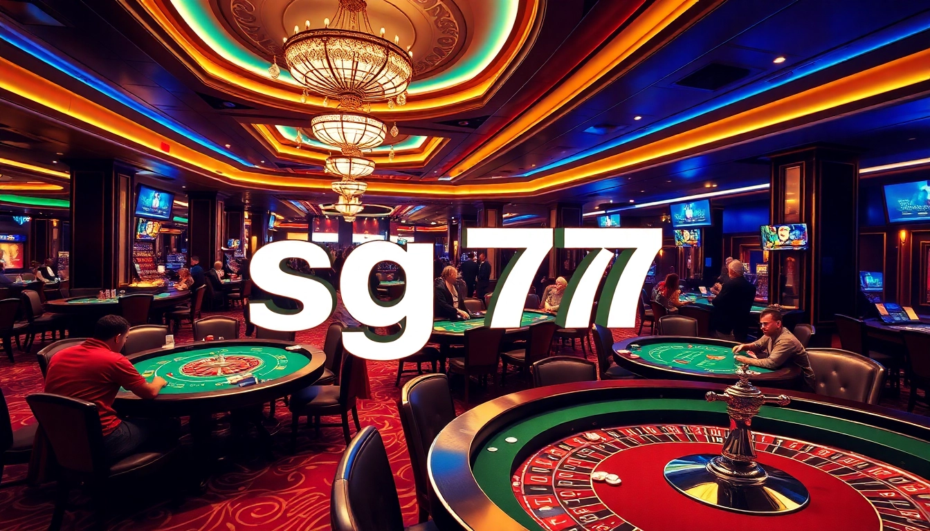 Experience the thrill of winning at sg777 with lively casino games and vibrant atmosphere.