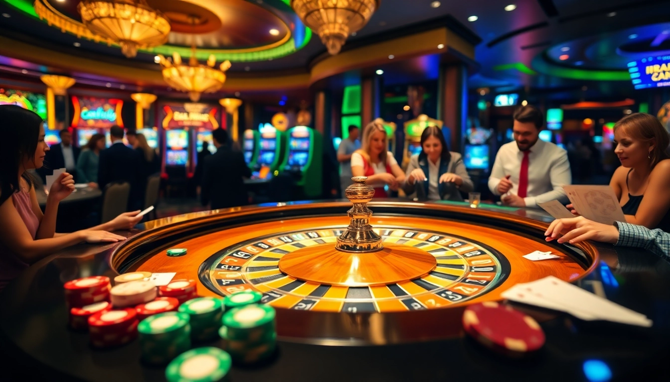 ibet's thrilling roulette table scene with players eagerly placing bets and enjoying the excitement of casino gaming.